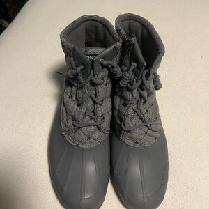 Sperry Gray Ankle Boots
